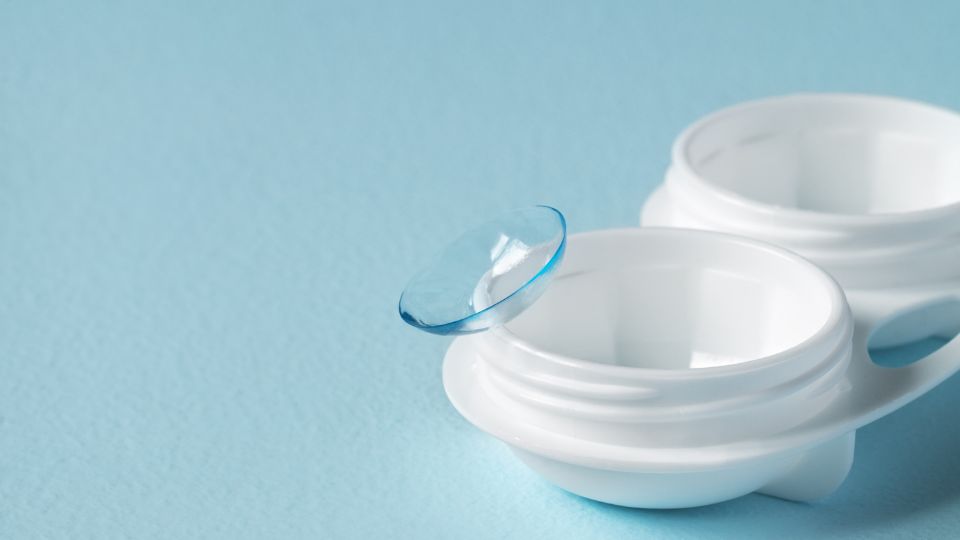 Contact Lens Out of Case