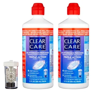 CLEAR CARE Cleaning & Disinfecting Solution (2 Pack)