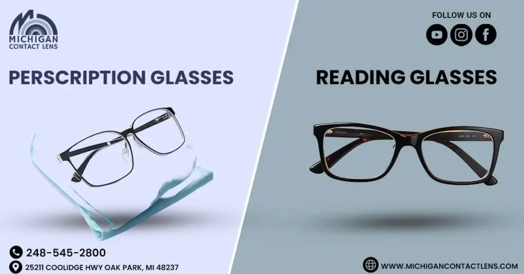 Prescription Glasses vs. Reading Glasses