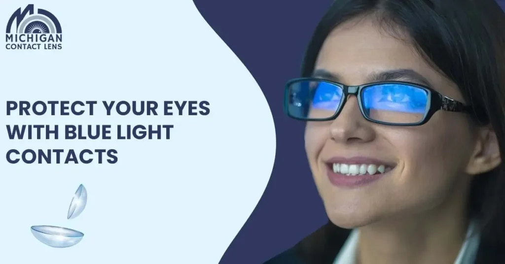 Blue Light Contacts