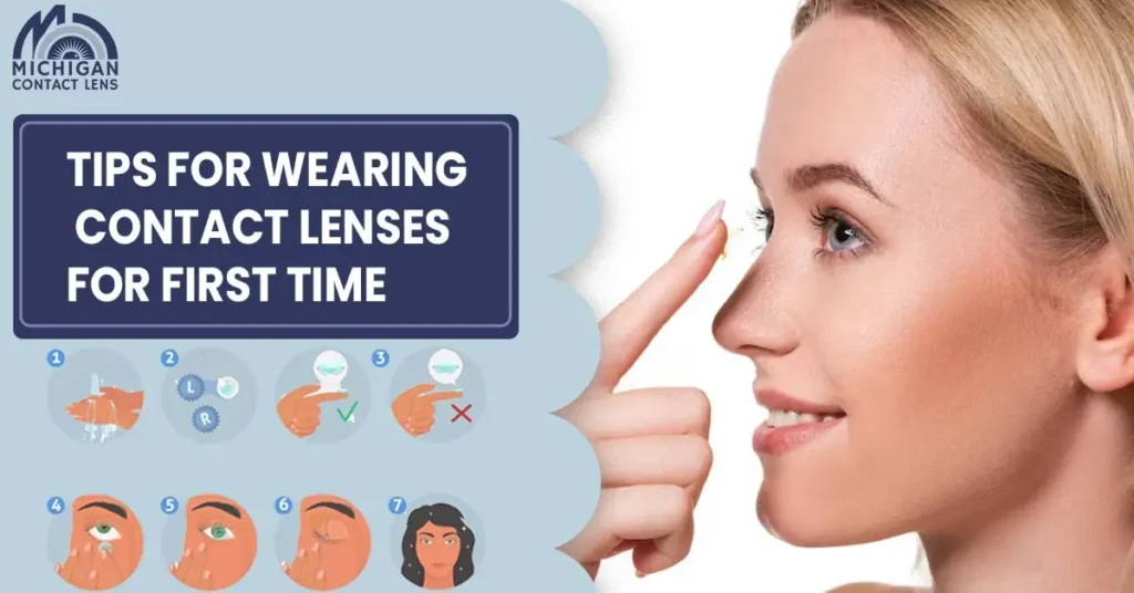 wearing contact lenses for the first time