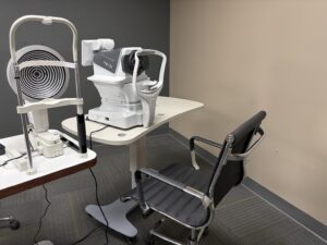Corneal topographer used for scleral and specialty lens fittings at Michigan Contact Lens in Southfield, MI