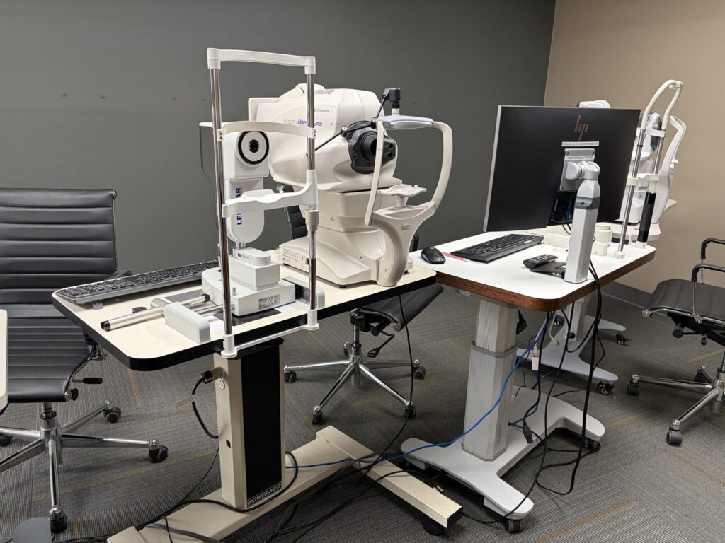 Ophthalmic diagnostic equipment at Michigan Contact Lens in Southfield, MI