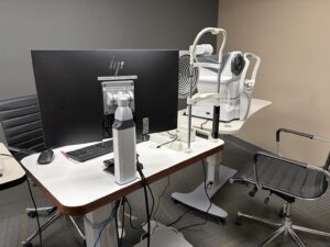 OCT and retinal imaging equipment at Michigan Contact Lens in Southfield, MI