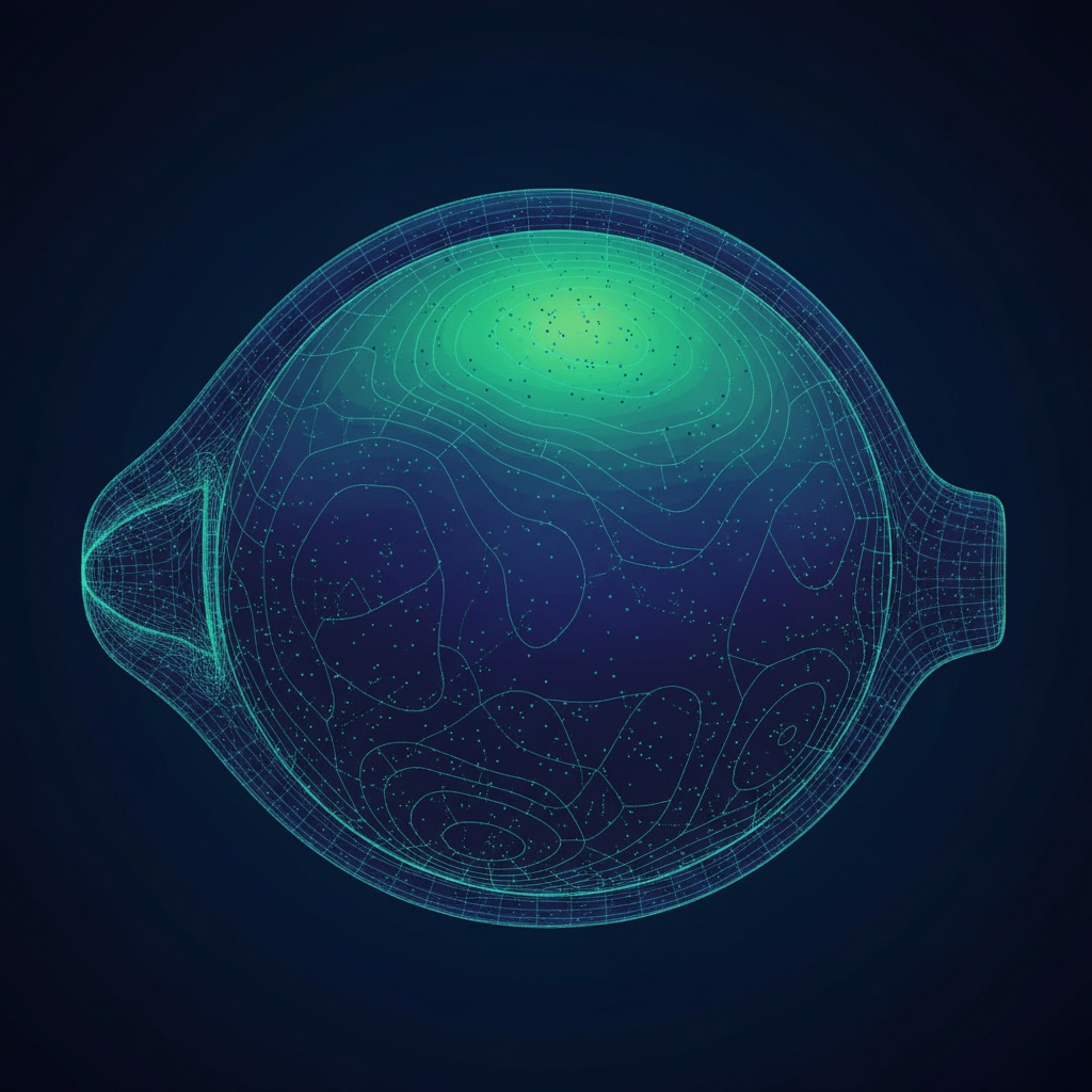 3D profilometry elevation map of the corneal and scleral surface used to design custom scleral lenses in Michigan