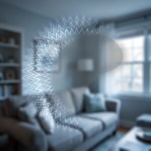 Michigan Contact Lens | Ocular Migraine vs. Visual Migraine: What's the Difference? Shimmering zigzag visual aura representing an ocular migraine
